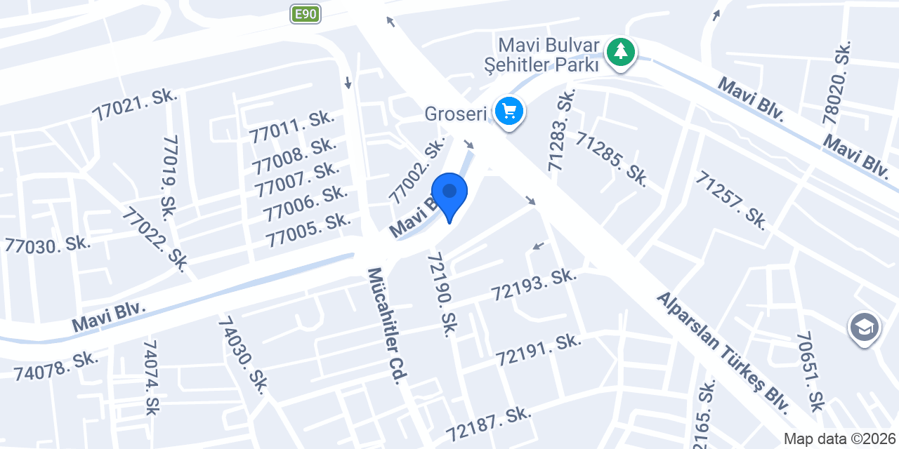 Yurtiçi Kargo Mücahitler konumu