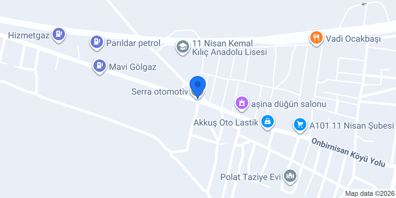 Serra otomotiv konumu