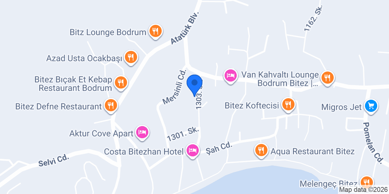 Mumu Bodrum Hotel konumu