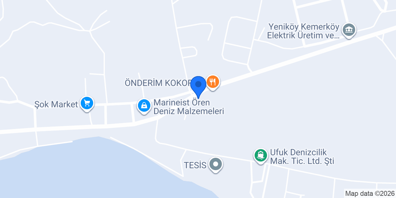 Jotun Boya Şekerciler Ören konumu