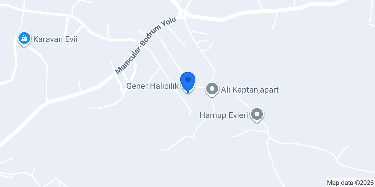 Gener Halıcılık konumu