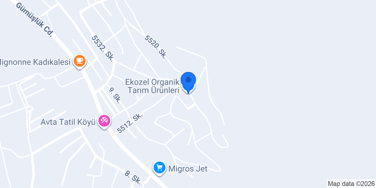 Ekozel Organik Tarım Ürünleri konumu