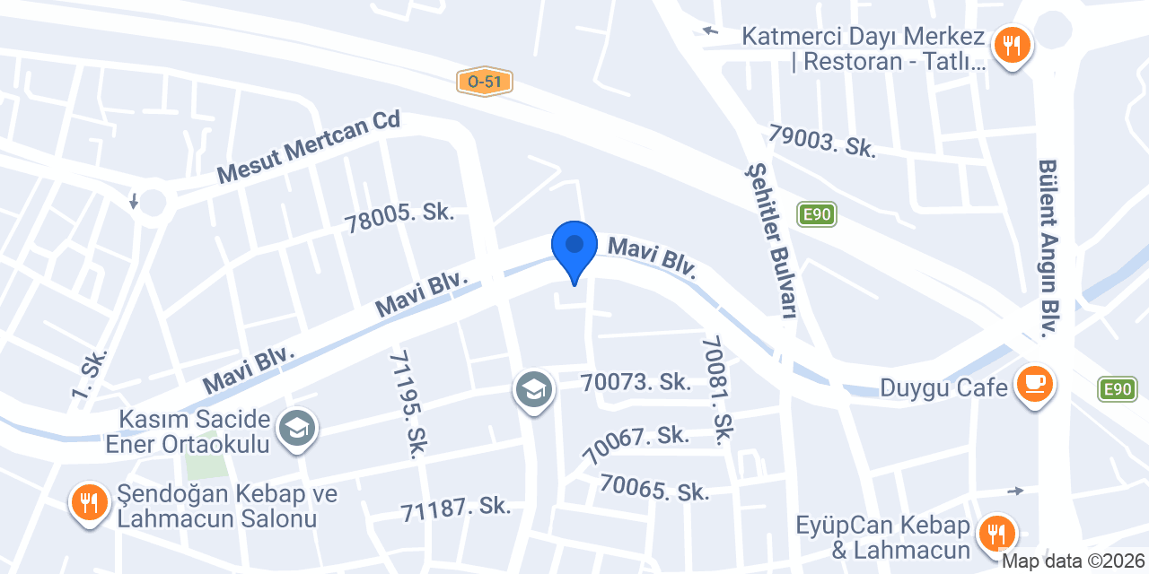 İmş İnşaat Satış Burosu konumu