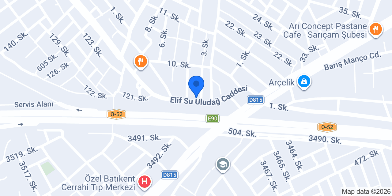 Stad Çiçekçilik konumu
