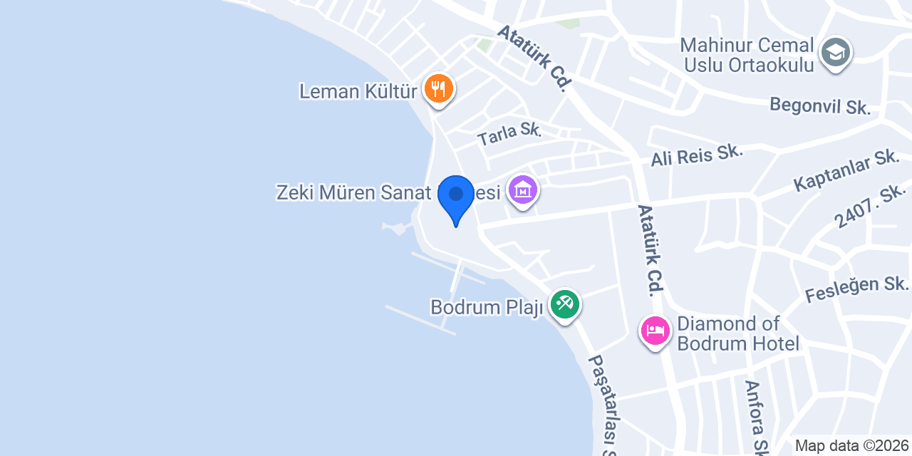 The Halikarnassos Bodrum konumu