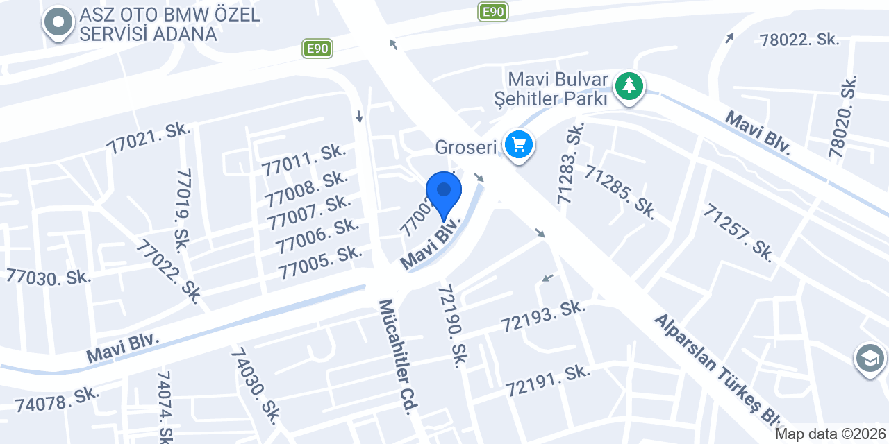 Süperçelik Mobilya Adana konumu