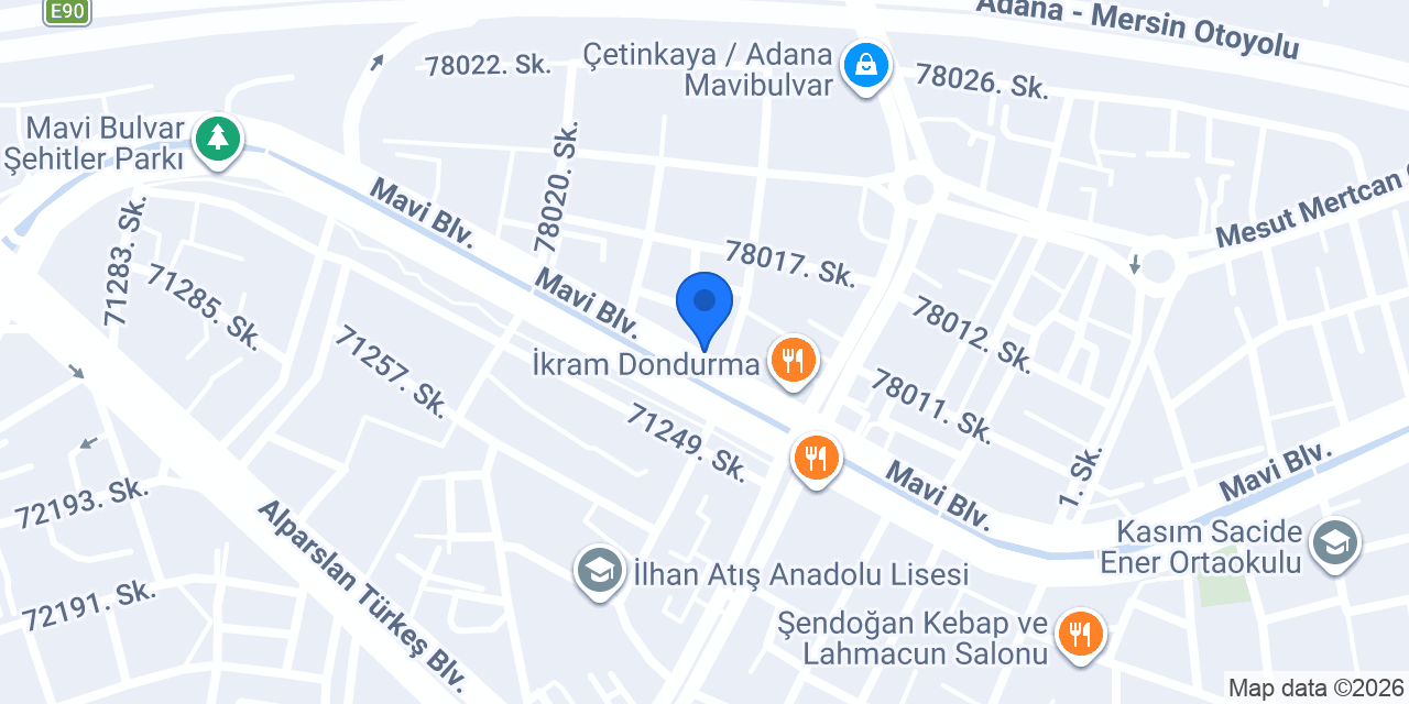 Kerem Oto Lastik konumu
