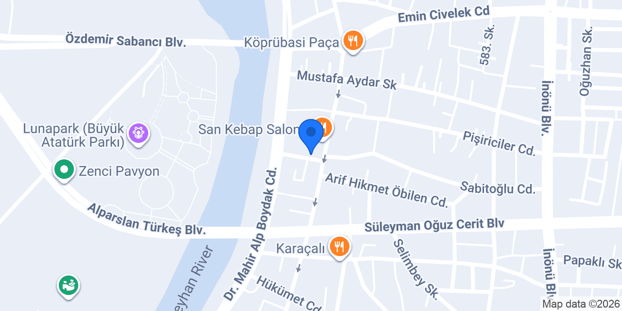 Tatlıcı Adanalılar konumu