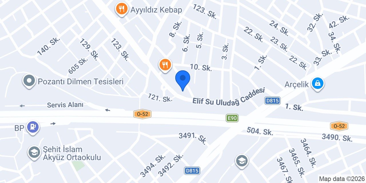 ÖZBEY DÖNER konumu