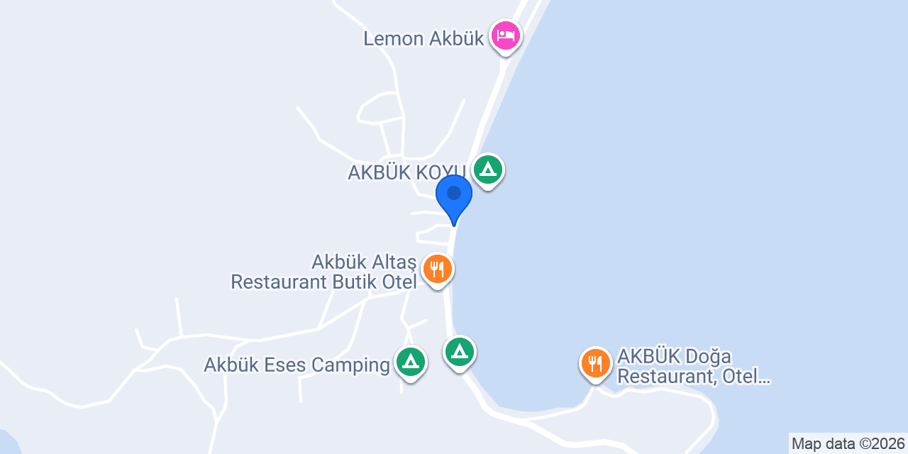Akbük Koyu - Akyaka konumu