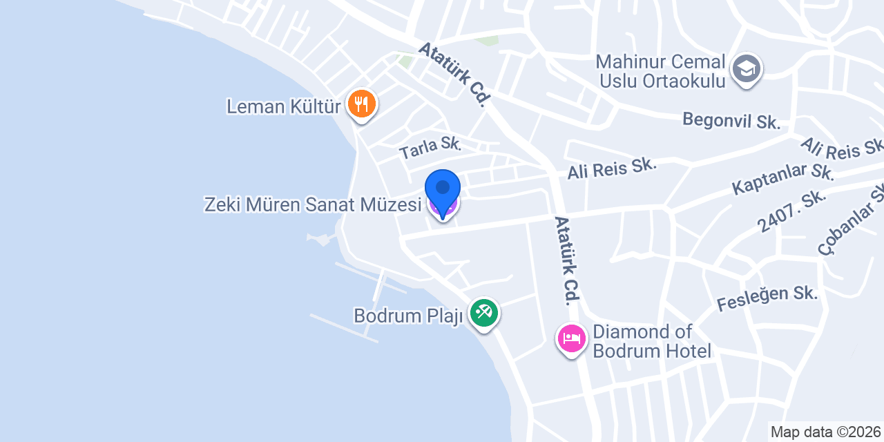 Zeki Müren Sanat Müzesi konumu