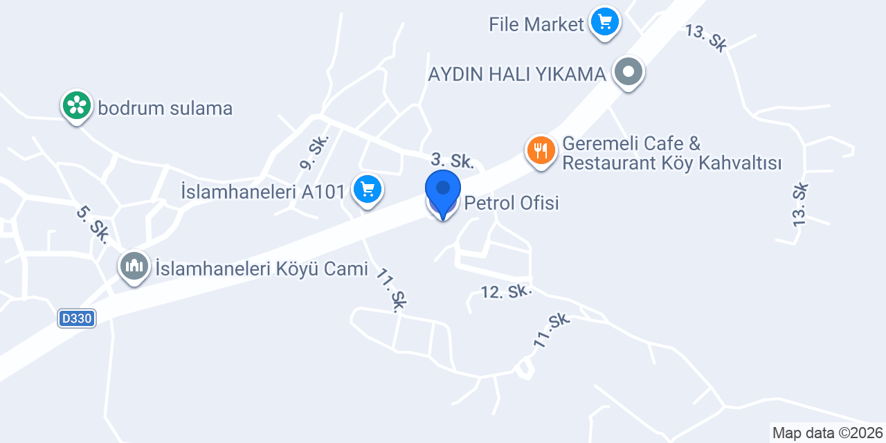 Petrol Ofisi konumu
