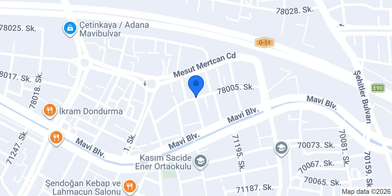 Keskin Halı Yıkama konumu