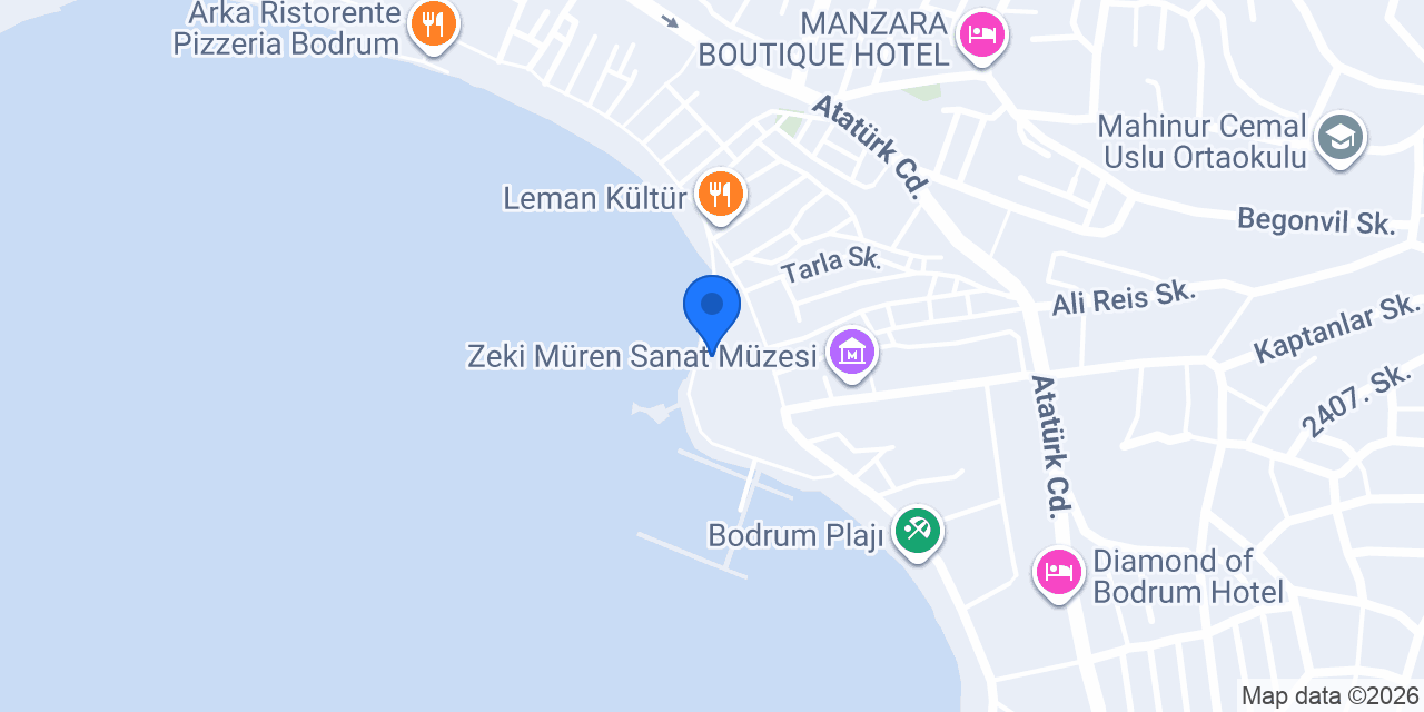 Kumbahçe Cafe - Bodrum Belediye A.Ş. konumu