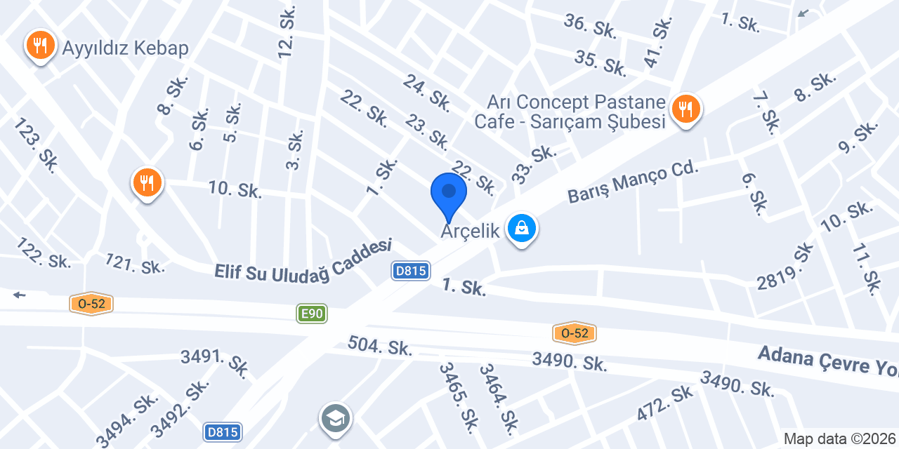 AŞIK SAĞLIK KABİNİ konumu