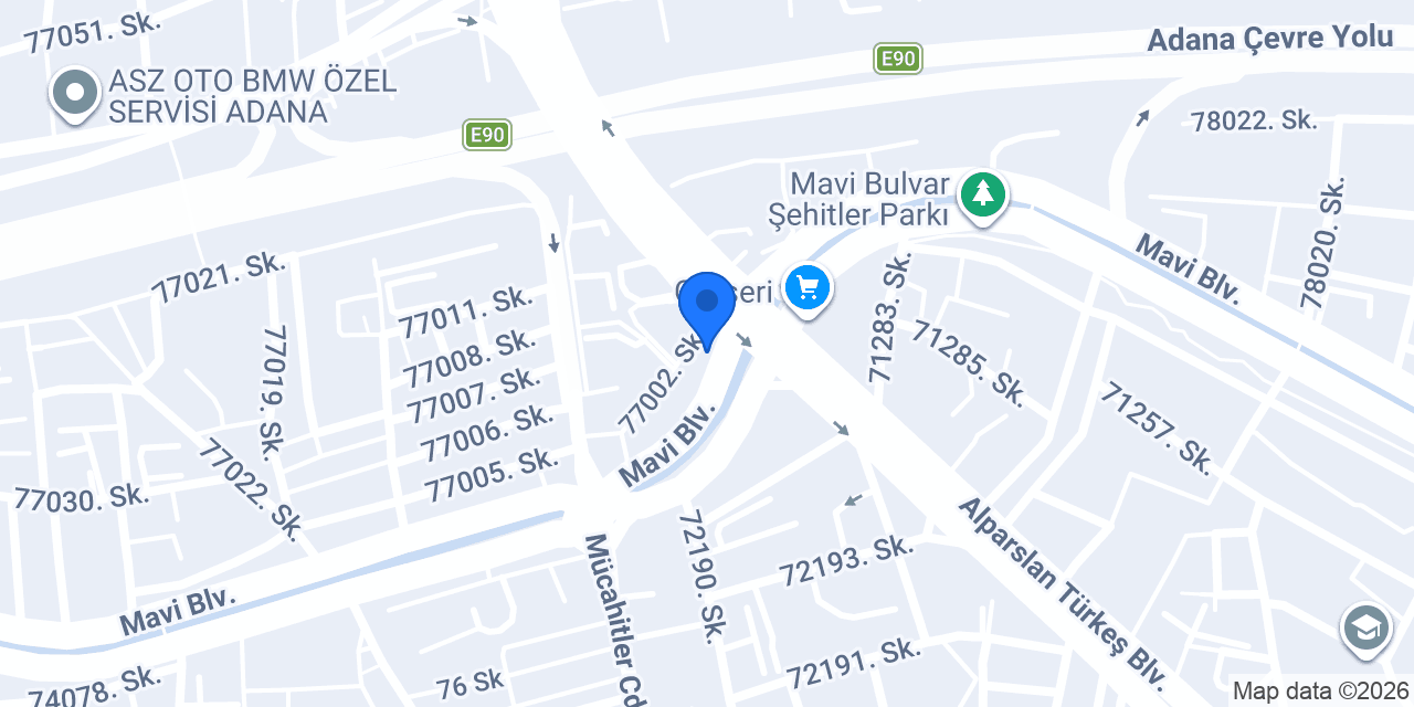 2K Erkek Kuaförü konumu