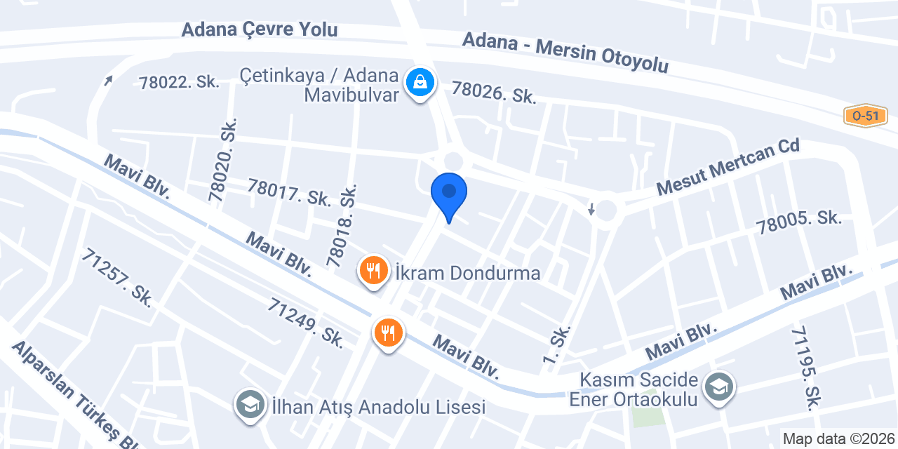 Antakya Sos Döner konumu