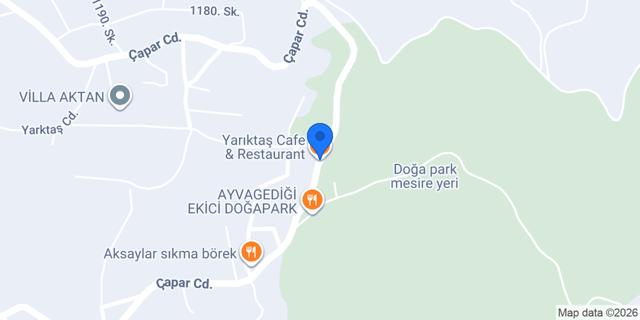 Yarıktaş Cafe & Restaurant konumu