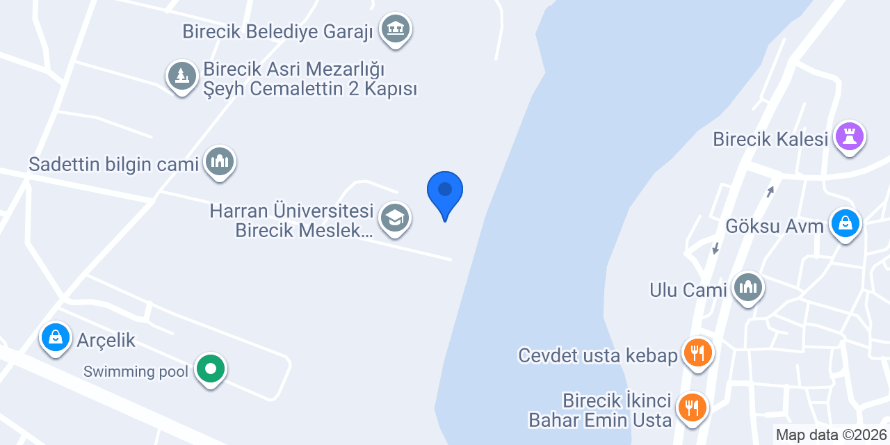 Çakar Alabalık Çiftliği Birecik konumu