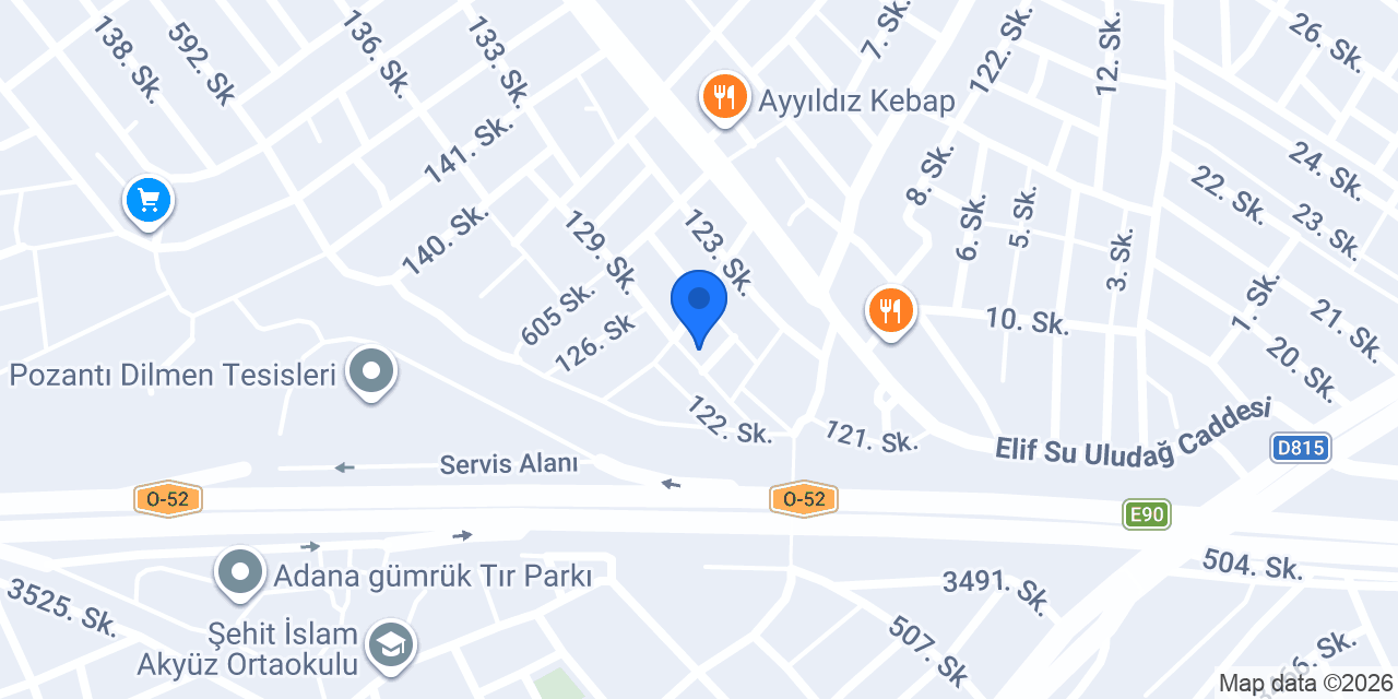 ÇAĞDAŞ REKLAM ADANA konumu