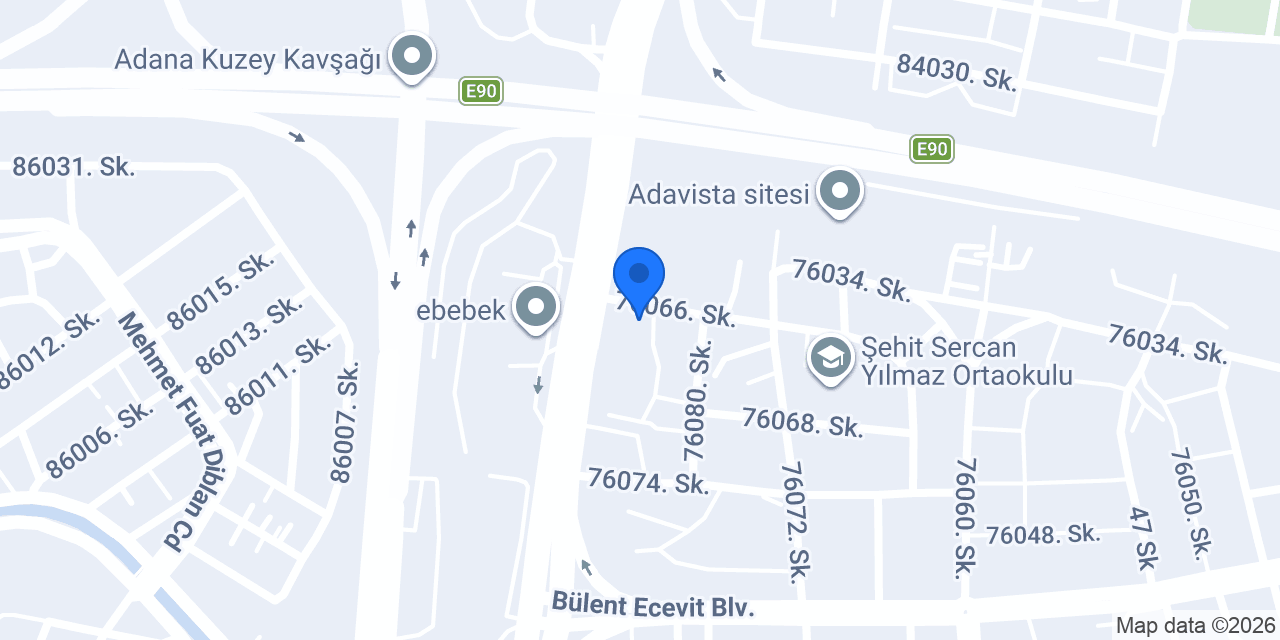 Adana Grup İnşaat A.Ş. konumu