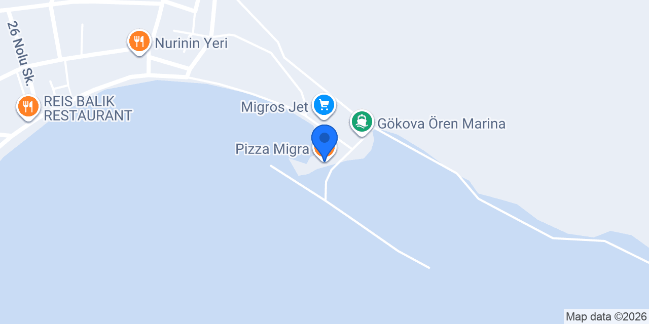 Pizza Migra konumu