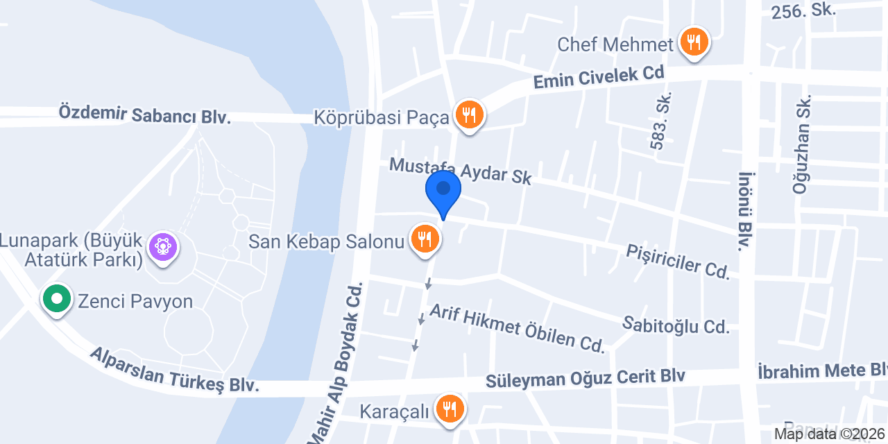 Kiraz Ticaret konumu