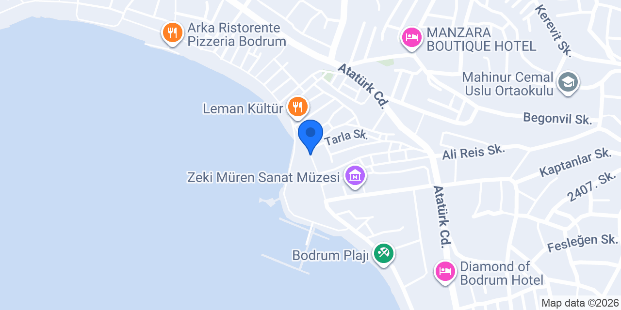 Berk Balık Restaurant konumu