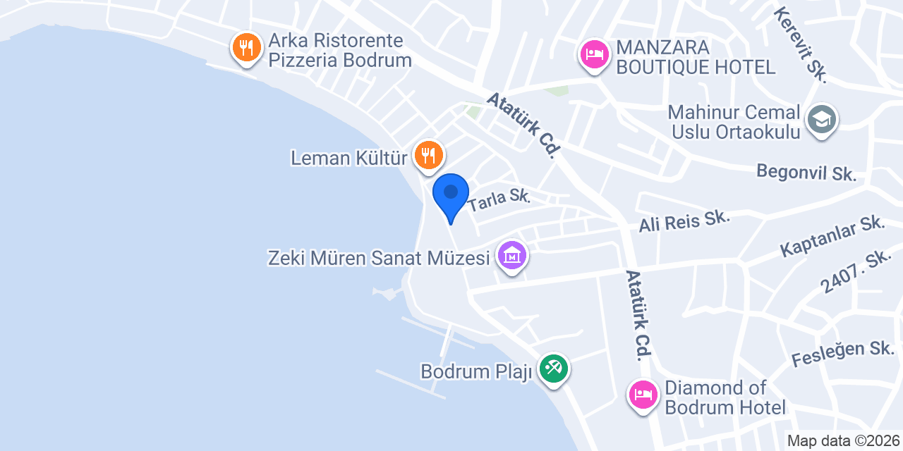 Mavi Bar konumu