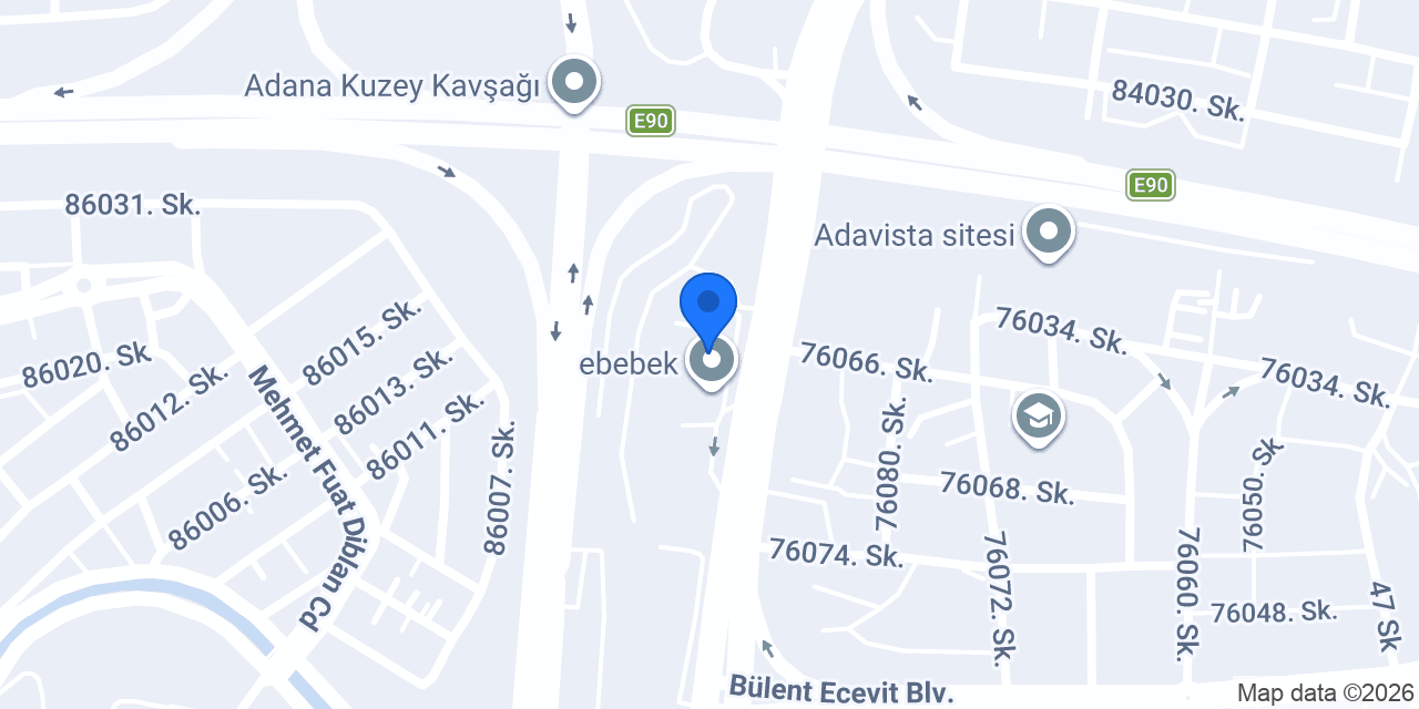 ABB-Park ve Bahçeler Daire Başkanlığı konumu