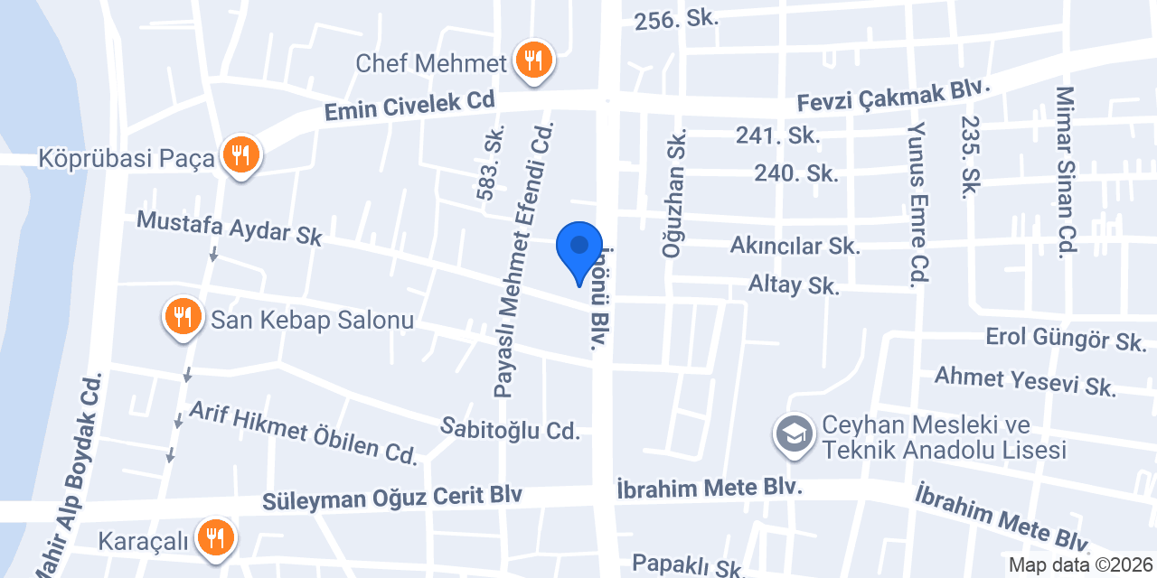 Adil Oto Galeri konumu