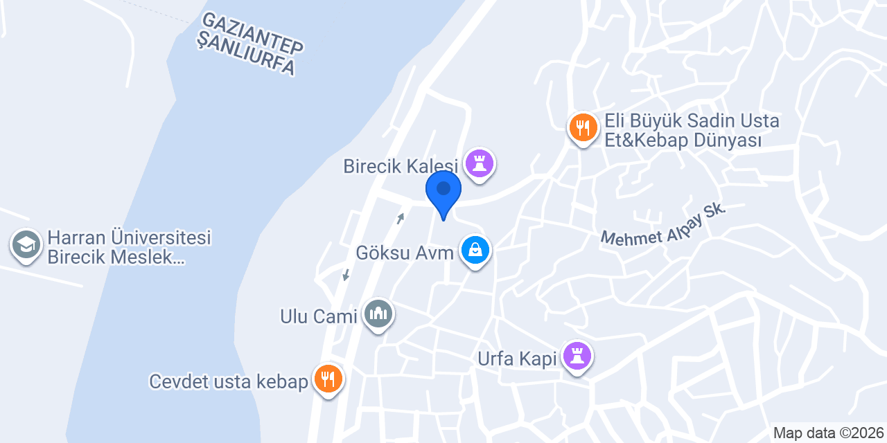 Kervan ayakkabı Birecik konumu
