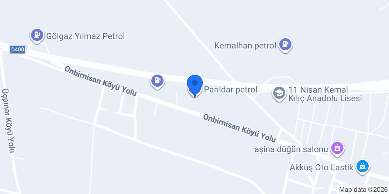 Parıldar petrol konumu