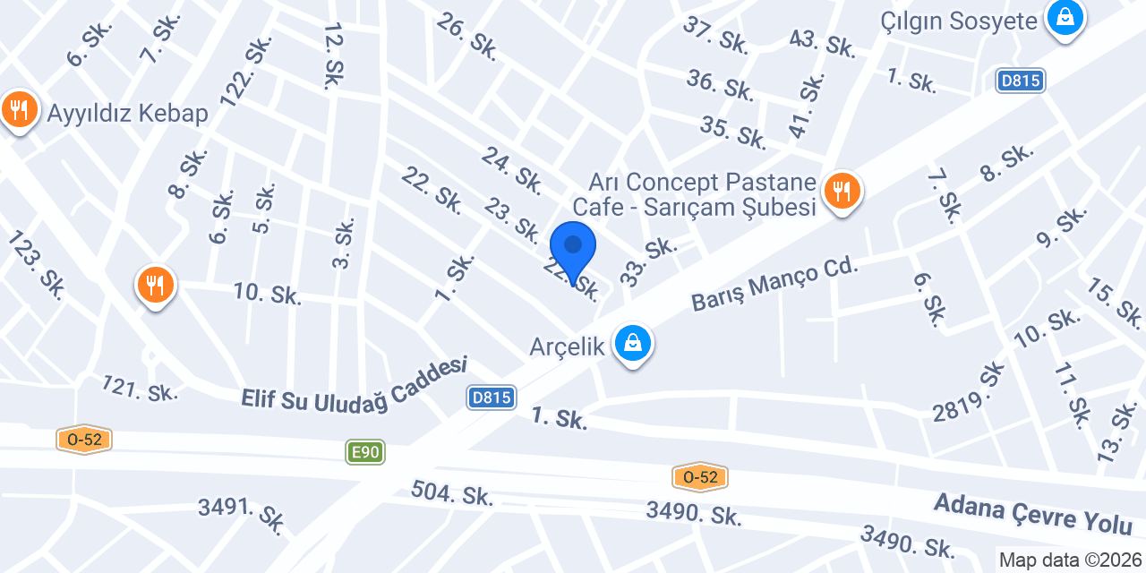 Şafak Erkek Kuaförü konumu