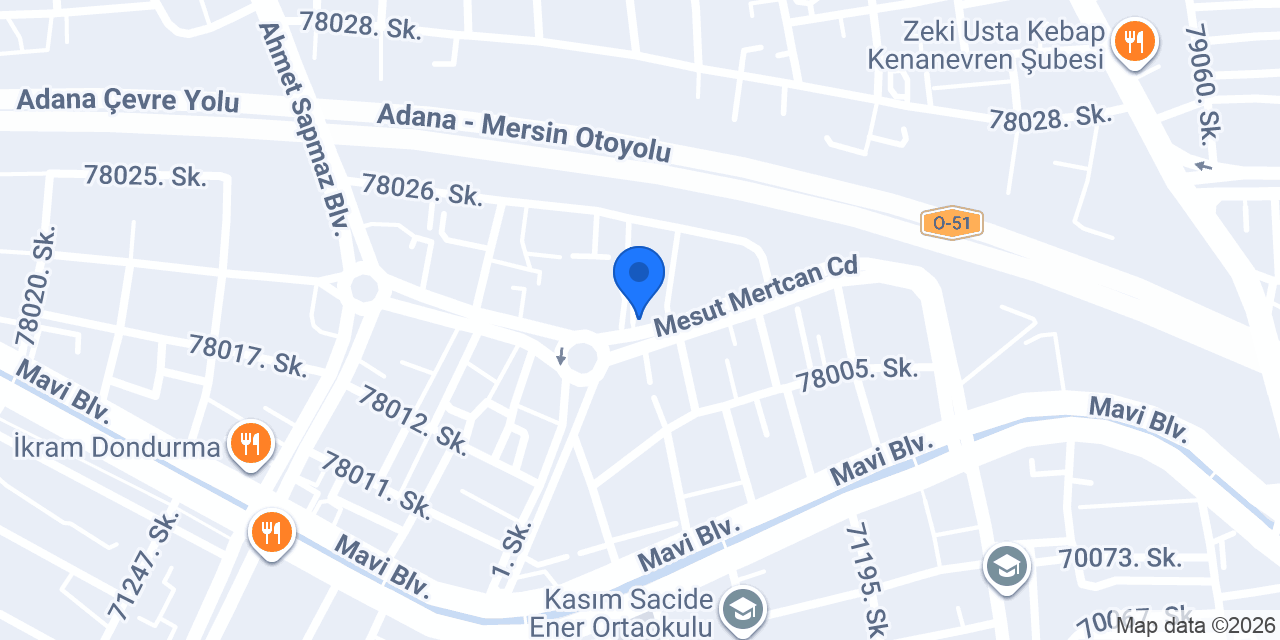 Terzi Yalçın konumu