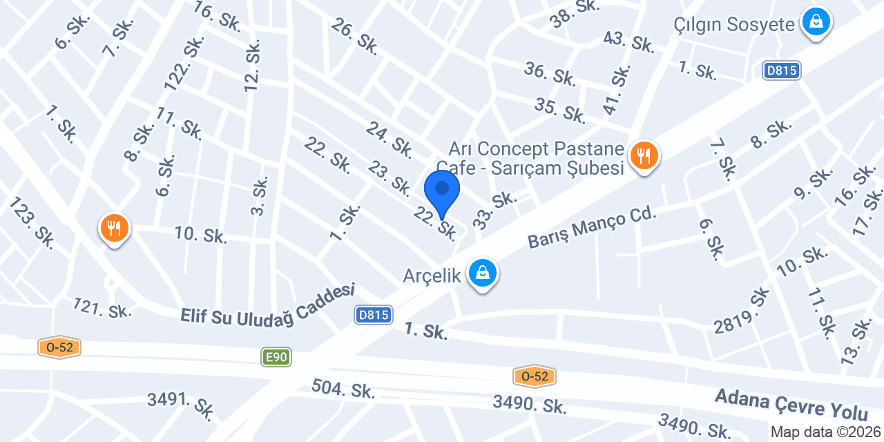 Yıldırım Erkek Kuaförü konumu