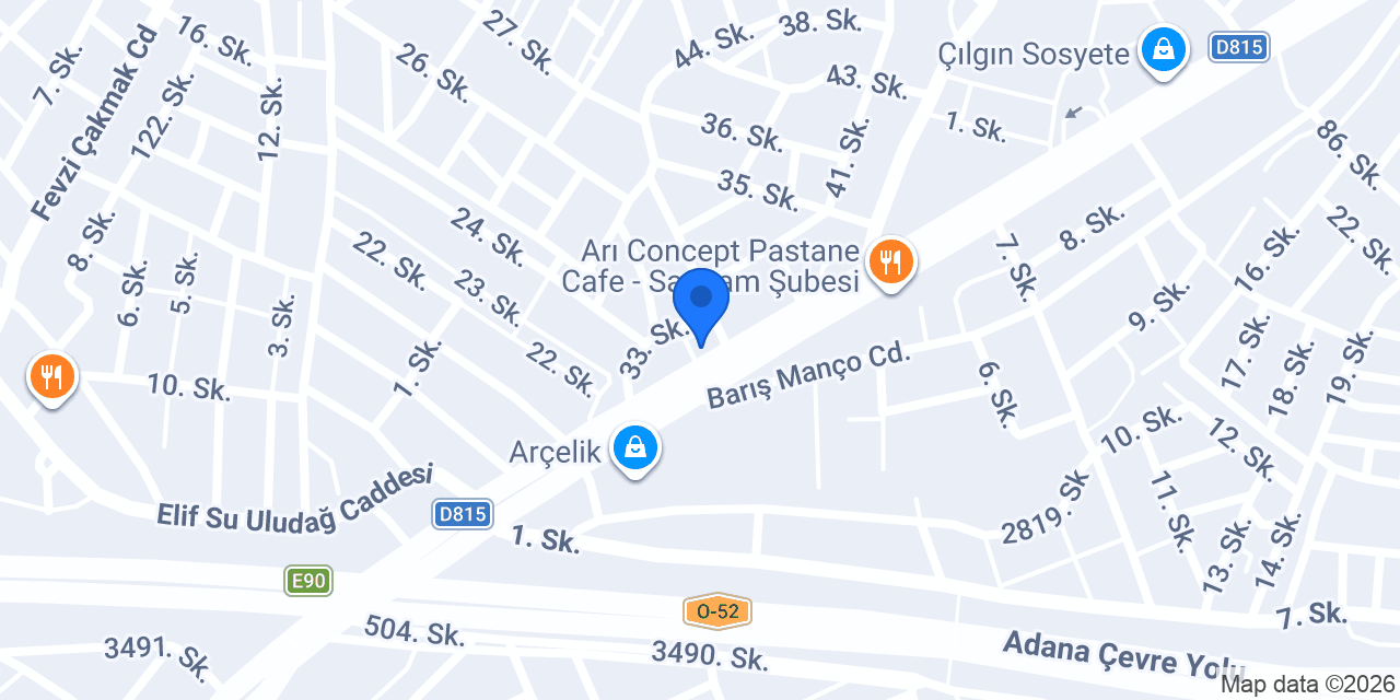 Gökçe Mimarlık konumu