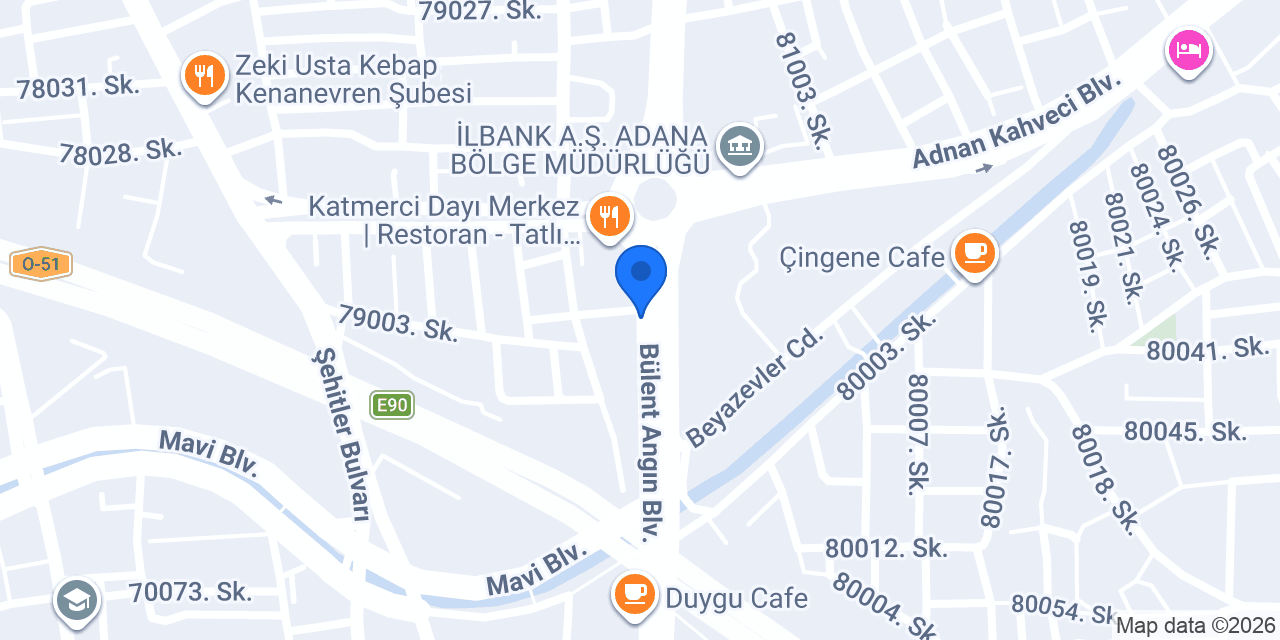 Antiochia Döner Barajyolu konumu