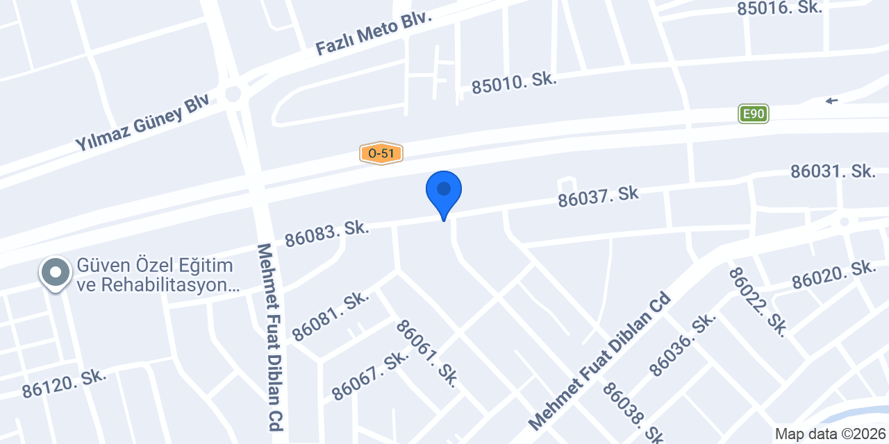 Bahçeşehir Terzi konumu
