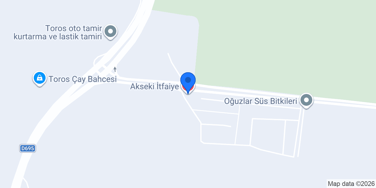 Akseki İtfaiye konumu