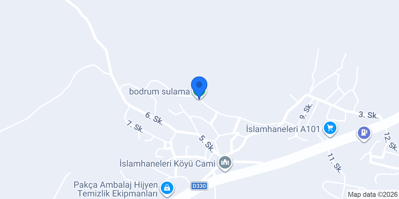 bodrum sulama konumu