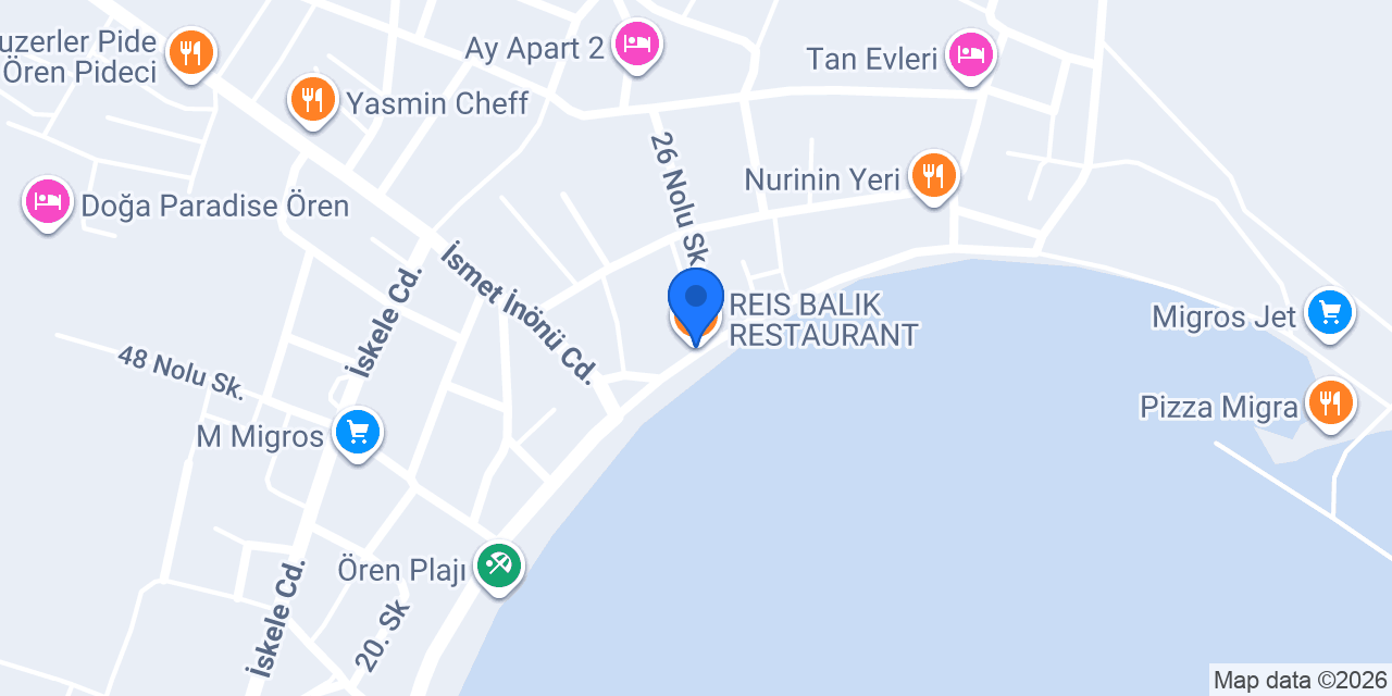 REIS BALIK RESTAURANT konumu