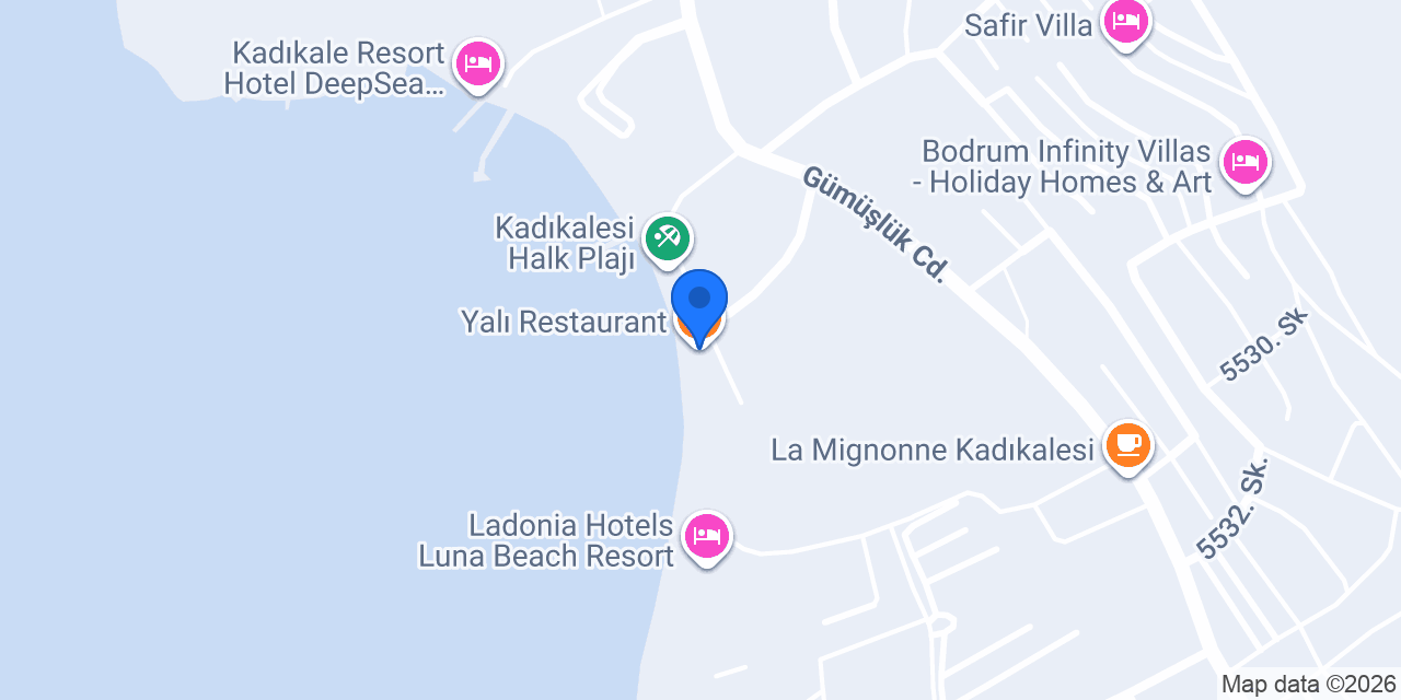 Yalı Restaurant konumu
