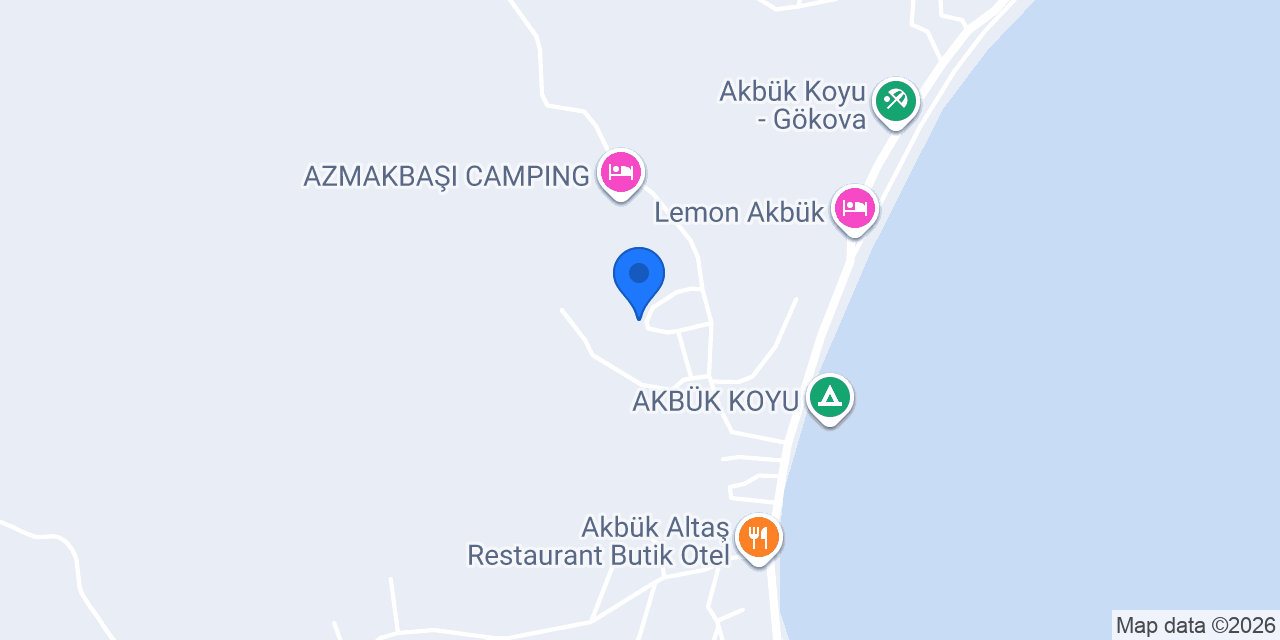 Akbük mercan apart konumu