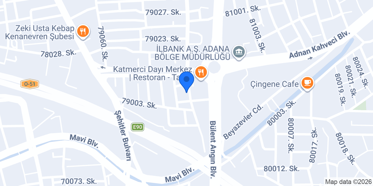 ADANA KAŞE OFİSİ konumu