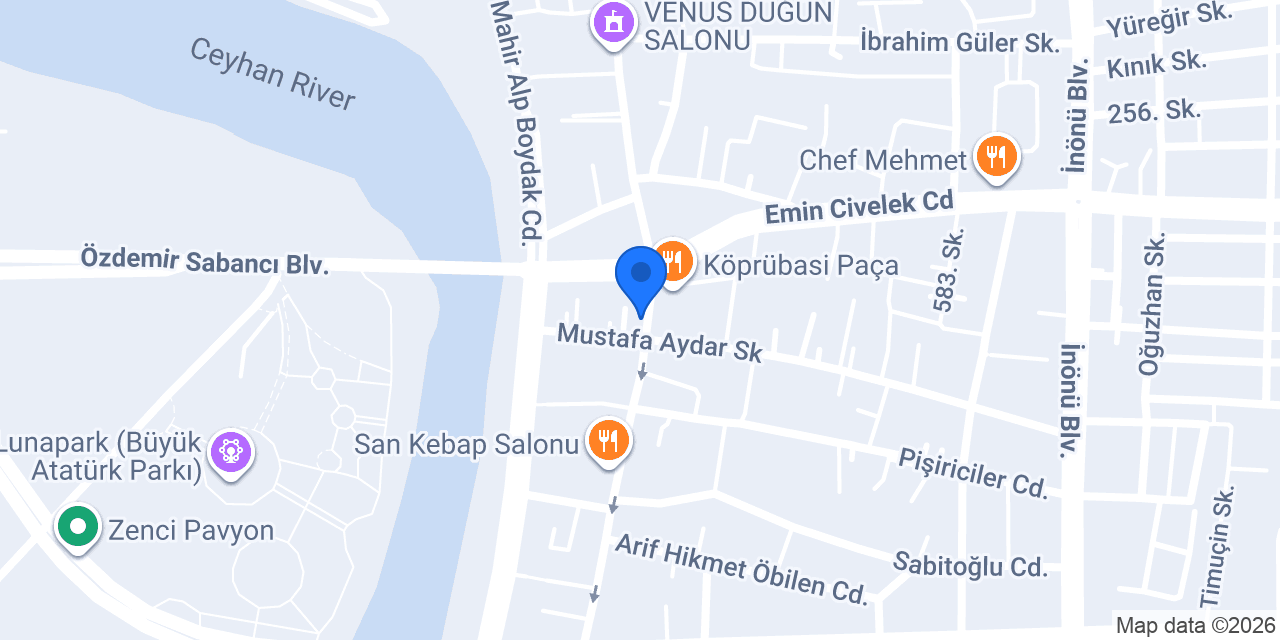 Ferhat Rent A Car konumu