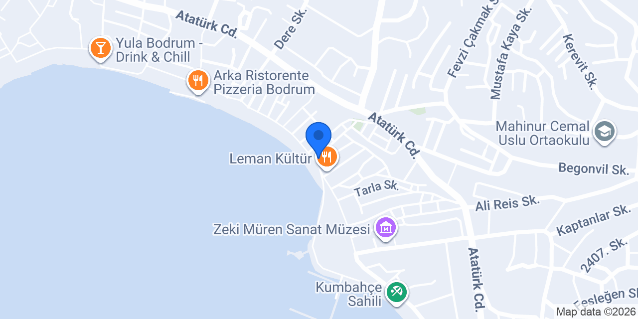Simge Çamaşırhane Bodrum konumu