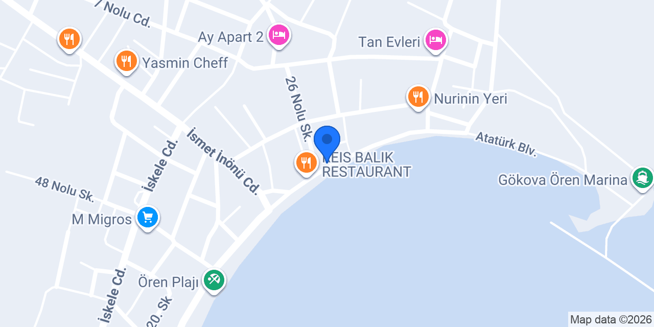 Mert Cafe konumu