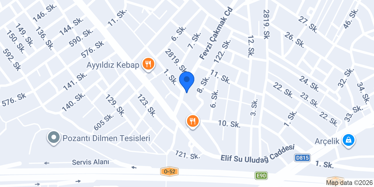 Atik Otogaz konumu