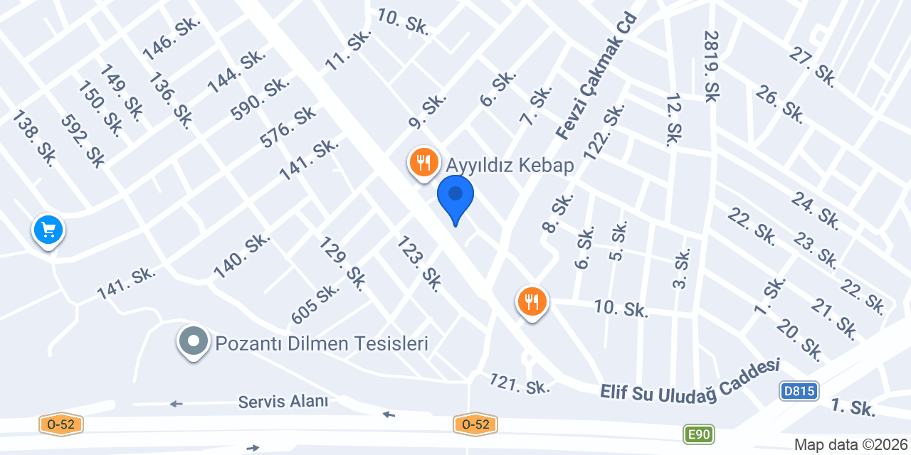 Chef Çiğköfte konumu